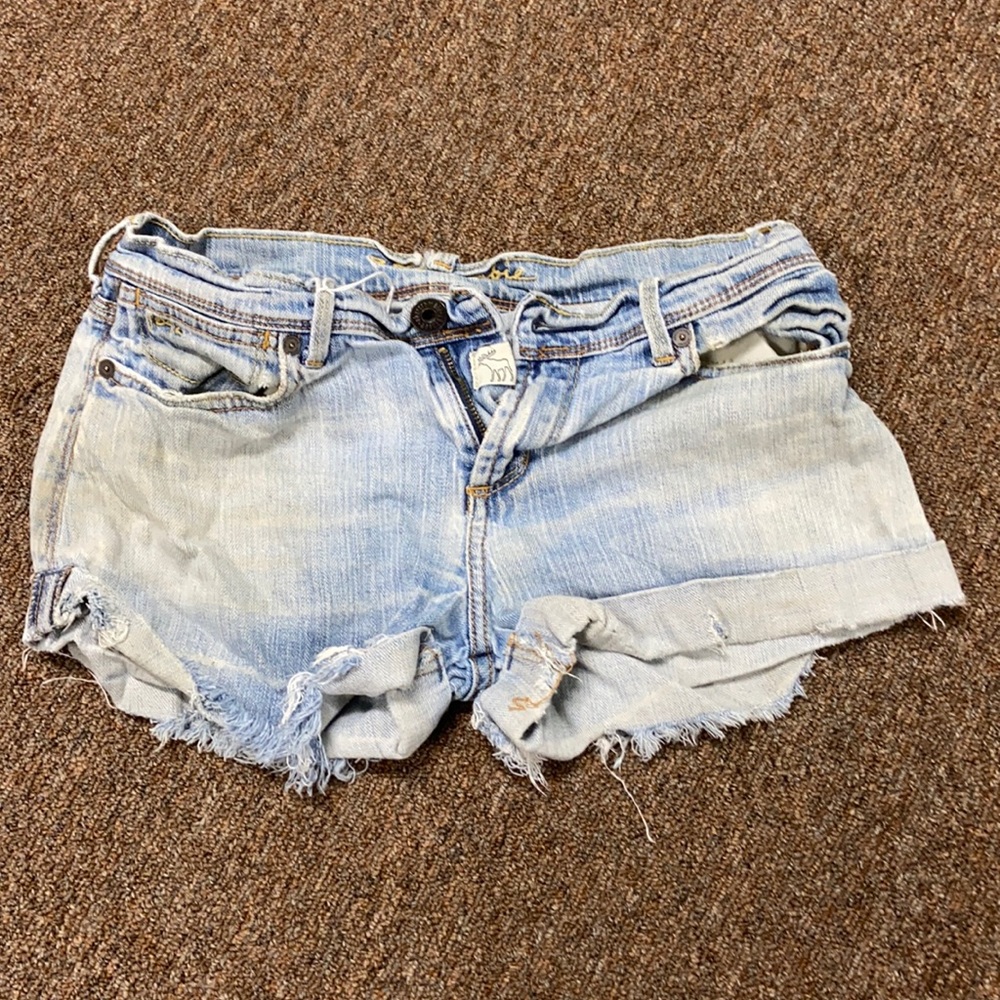 Abercrombie jean shorts size 16